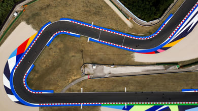 photo aérienne du circuit des ecuyers